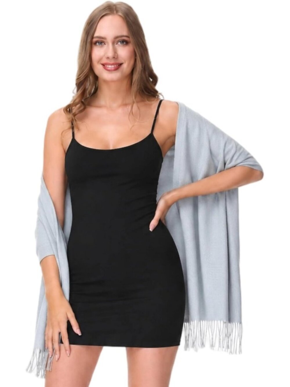Cozy Pashmina Shawl Wrap for Women - Warm Winter Scarf for Evening Dresses